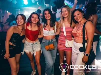 A professional photo of guests enjoying themselves at Cocktails Nightclub from our gallery.