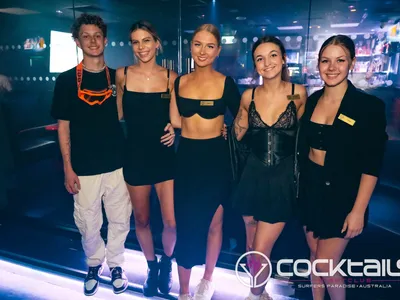 A professional photo of guests enjoying themselves at Cocktails Nightclub from our gallery.