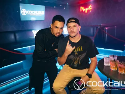 A professional photo of guests enjoying themselves at Cocktails Nightclub from our gallery.