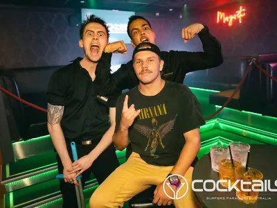 A professional photo of guests enjoying themselves at Cocktails Nightclub from our gallery.