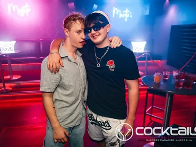 A professional photo of guests enjoying themselves at Cocktails Nightclub from our gallery.