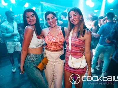 A professional photo of guests enjoying themselves at Cocktails Nightclub from our gallery.