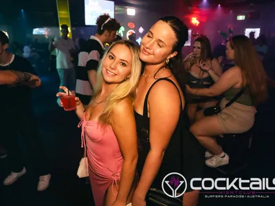 A professional photo of guests enjoying themselves at Cocktails Nightclub from our gallery.