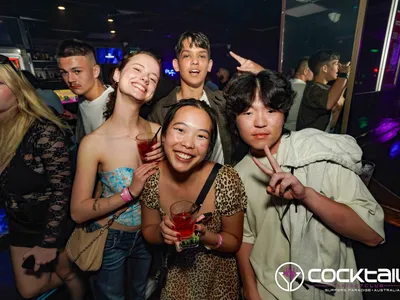 A professional photo of guests enjoying themselves at Cocktails Nightclub from our gallery.