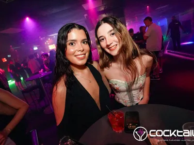 A professional photo of guests enjoying themselves at Cocktails Nightclub from our gallery.