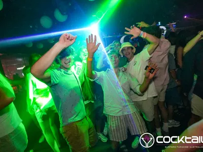 A professional photo of guests enjoying themselves at Cocktails Nightclub from our gallery.