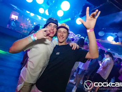 A professional photo of guests enjoying themselves at Cocktails Nightclub from our gallery.