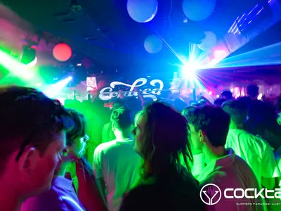 A professional photo of guests enjoying themselves at Cocktails Nightclub from our gallery.