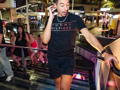 A professional photo of guests enjoying themselves at Cocktails Nightclub from our gallery.