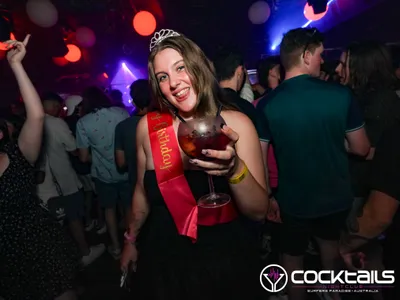 A professional photo of guests enjoying themselves at Cocktails Nightclub from our gallery.