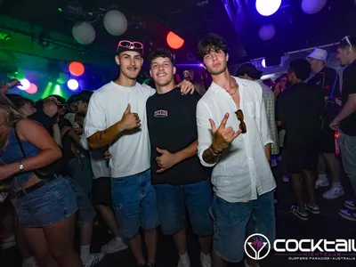 A professional photo of guests enjoying themselves at Cocktails Nightclub from our gallery.