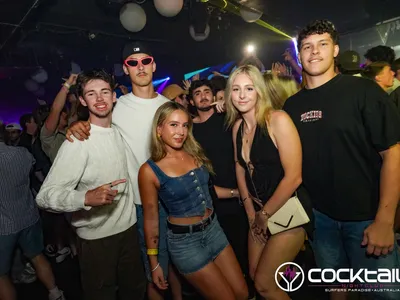 A professional photo of guests enjoying themselves at Cocktails Nightclub from our gallery.