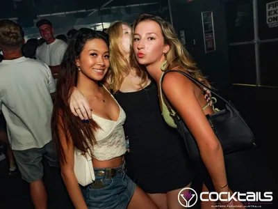 A professional photo of guests enjoying themselves at Cocktails Nightclub from our gallery.