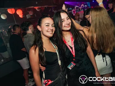 A professional photo of guests enjoying themselves at Cocktails Nightclub from our gallery.