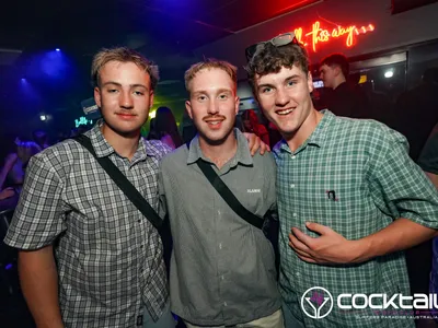 A professional photo of guests enjoying themselves at Cocktails Nightclub from our gallery.