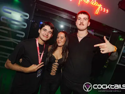 A professional photo of guests enjoying themselves at Cocktails Nightclub from our gallery.