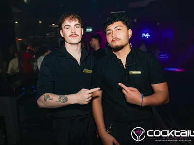 A professional photo of guests enjoying themselves at Cocktails Nightclub from our gallery.