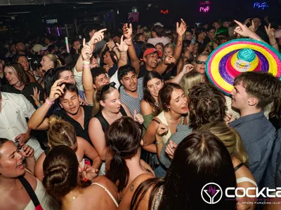 A professional photo of guests enjoying themselves at Cocktails Nightclub from our gallery.