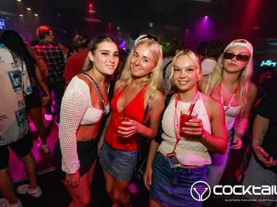 A professional photo of guests enjoying themselves at Cocktails Nightclub from our gallery.