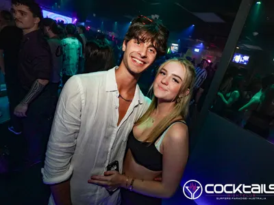 A professional photo of guests enjoying themselves at Cocktails Nightclub from our gallery.