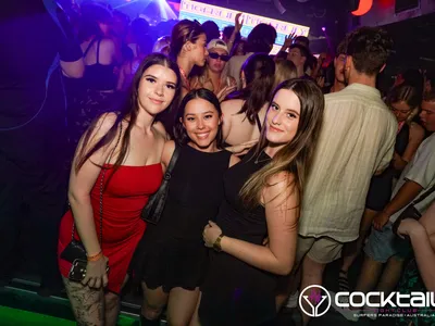 A professional photo of guests enjoying themselves at Cocktails Nightclub from our gallery.