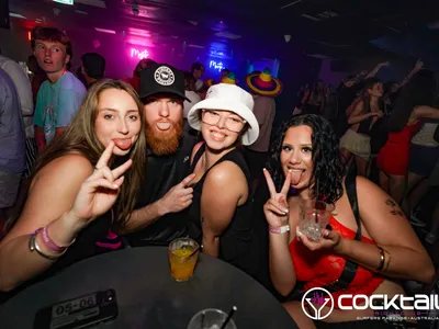 A professional photo of guests enjoying themselves at Cocktails Nightclub from our gallery.