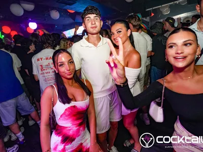 A professional photo of guests enjoying themselves at Cocktails Nightclub from our gallery.