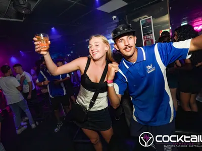 A professional photo of guests enjoying themselves at Cocktails Nightclub from our gallery.