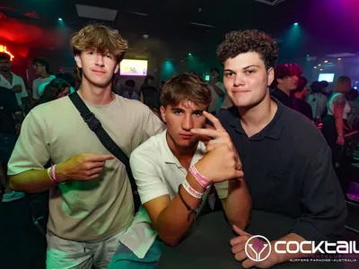 A professional photo of guests enjoying themselves at Cocktails Nightclub from our gallery.