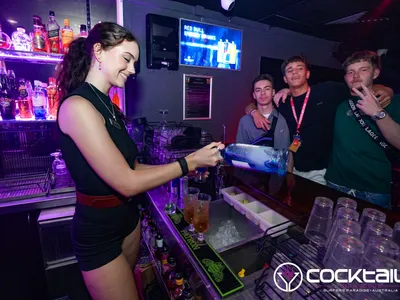 A professional photo of guests enjoying themselves at Cocktails Nightclub from our gallery.