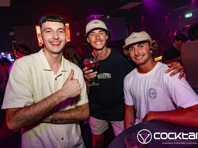 A professional photo of guests enjoying themselves at Cocktails Nightclub from our gallery.