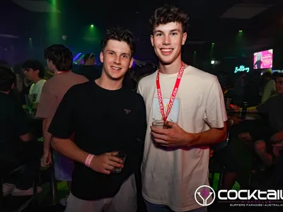 A professional photo of guests enjoying themselves at Cocktails Nightclub from our gallery.