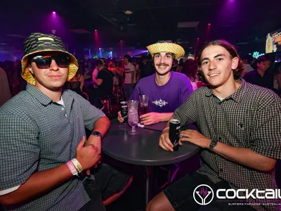 A professional photo of guests enjoying themselves at Cocktails Nightclub from our gallery.