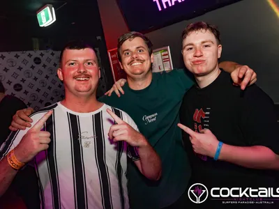 A professional photo of guests enjoying themselves at Cocktails Nightclub from our gallery.