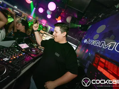 A professional photo of guests enjoying themselves at Cocktails Nightclub from our gallery.