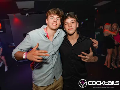 A professional photo of guests enjoying themselves at Cocktails Nightclub from our gallery.