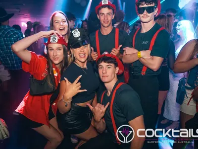 A professional photo of guests enjoying themselves at Cocktails Nightclub from our gallery.