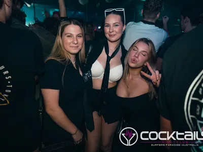 A professional photo of guests enjoying themselves at Cocktails Nightclub from our gallery.