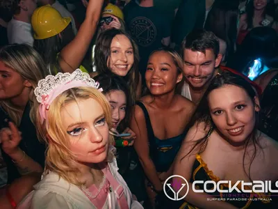 A professional photo of guests enjoying themselves at Cocktails Nightclub from our gallery.