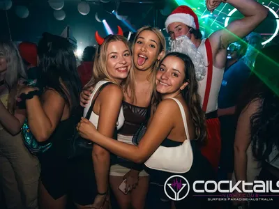 A professional photo of guests enjoying themselves at Cocktails Nightclub from our gallery.