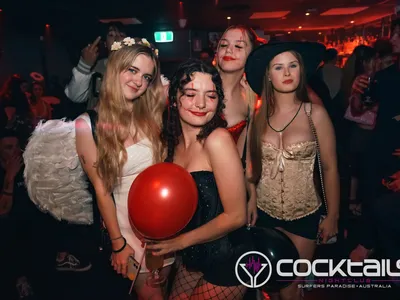 A professional photo of guests enjoying themselves at Cocktails Nightclub from our gallery.