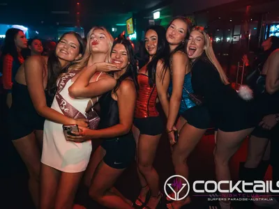 A professional photo of guests enjoying themselves at Cocktails Nightclub from our gallery.