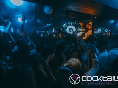 A professional photo of guests enjoying themselves at Cocktails Nightclub from our gallery.