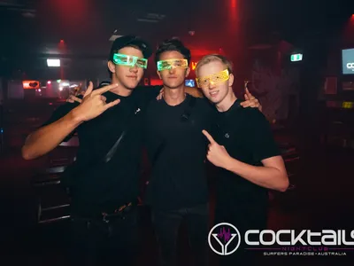 A professional photo of guests enjoying themselves at Cocktails Nightclub from our gallery.