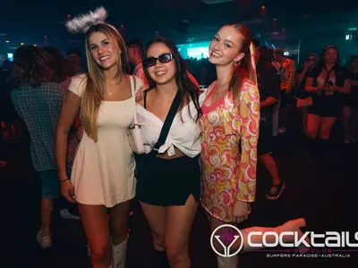 A professional photo of guests enjoying themselves at Cocktails Nightclub from our gallery.