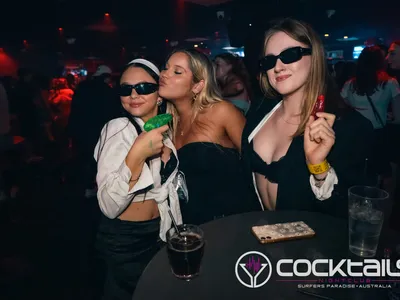 A professional photo of guests enjoying themselves at Cocktails Nightclub from our gallery.