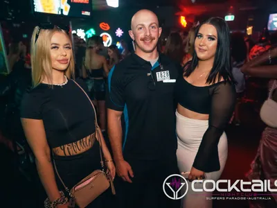 A professional photo of guests enjoying themselves at Cocktails Nightclub from our gallery.