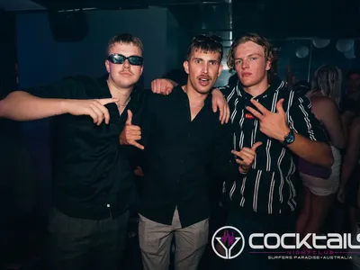 A professional photo of guests enjoying themselves at Cocktails Nightclub from our gallery.