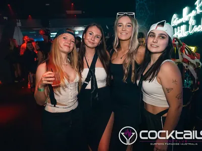 A professional photo of guests enjoying themselves at Cocktails Nightclub from our gallery.