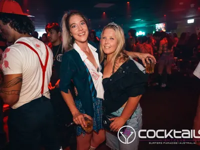 A professional photo of guests enjoying themselves at Cocktails Nightclub from our gallery.